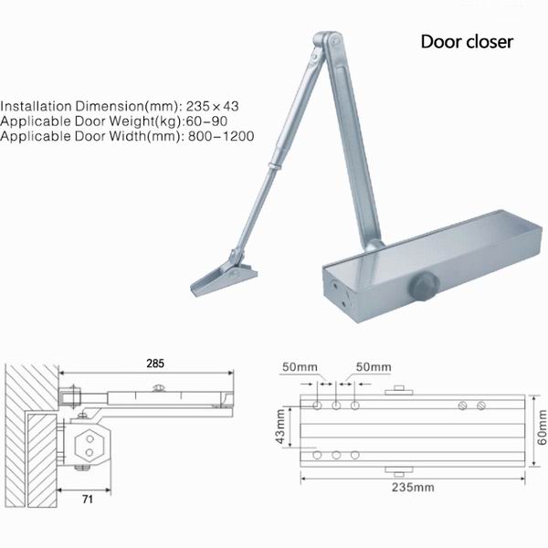 What is the surface-mounted door closer? How to choose?