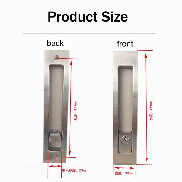 Sliding door lock, sliding door hook lock detailed introduction