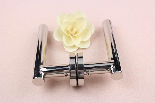 Modern Tubular Interior Door Lever Handles on Rose