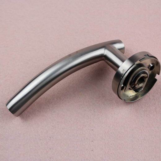 Stainless steel tubular lever door handle