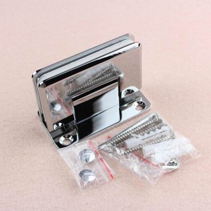 Adjustable 90 degree wall to glass beveled glass shower glass door hinge